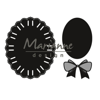 Marianne design • craftables découpe pochoir gaufrage ruban ovale