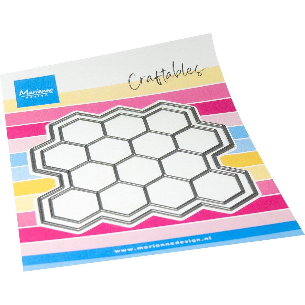 Conception Marianne • Hexagone de pixels à fabriquer