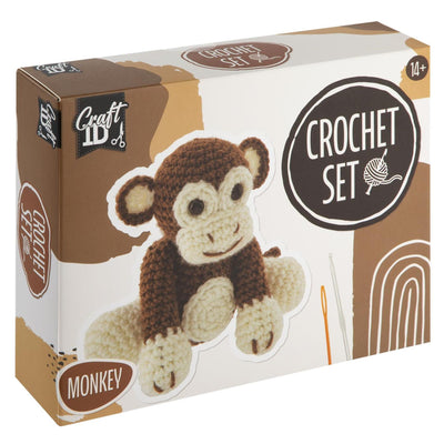 Kit de crochet Craft id singe 15x9x13,5 cm