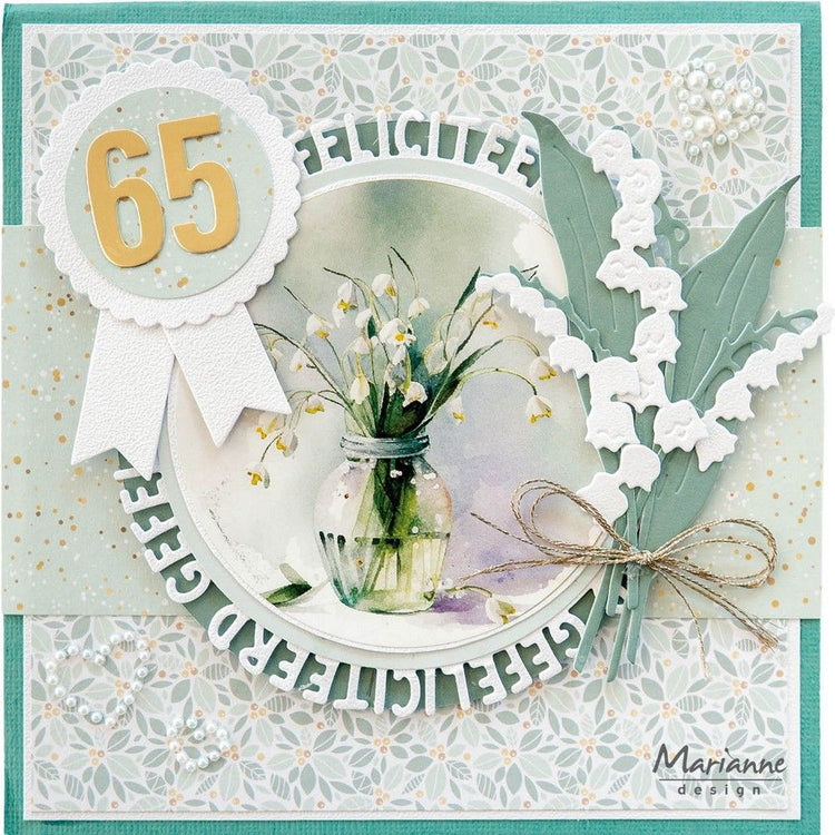 Marianne design • cercle de félicitations à fabriquer par Marleen
