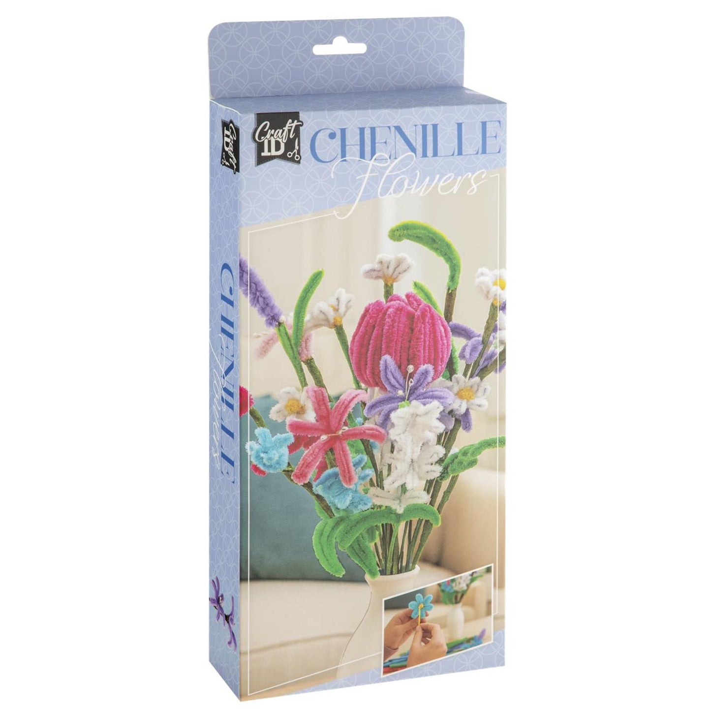 Craft id ensemble de fleurs en chenille 108 pièces