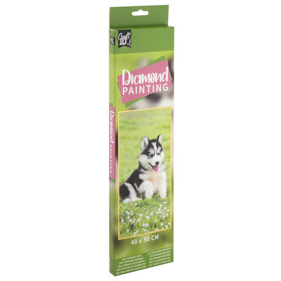 Peinture diamant Craft id, 40x50cm, chien