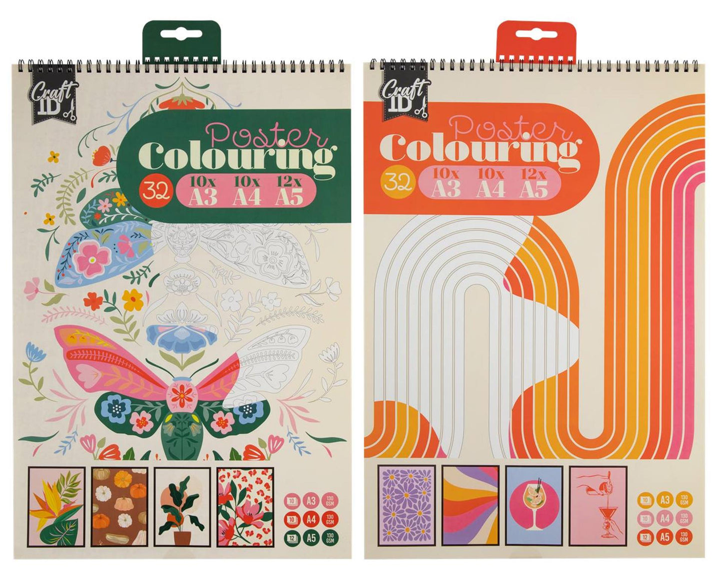 Affiche d'identification artisanale, livre de coloriage format a3