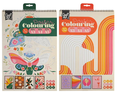 Affiche d'identification artisanale, livre de coloriage format a3