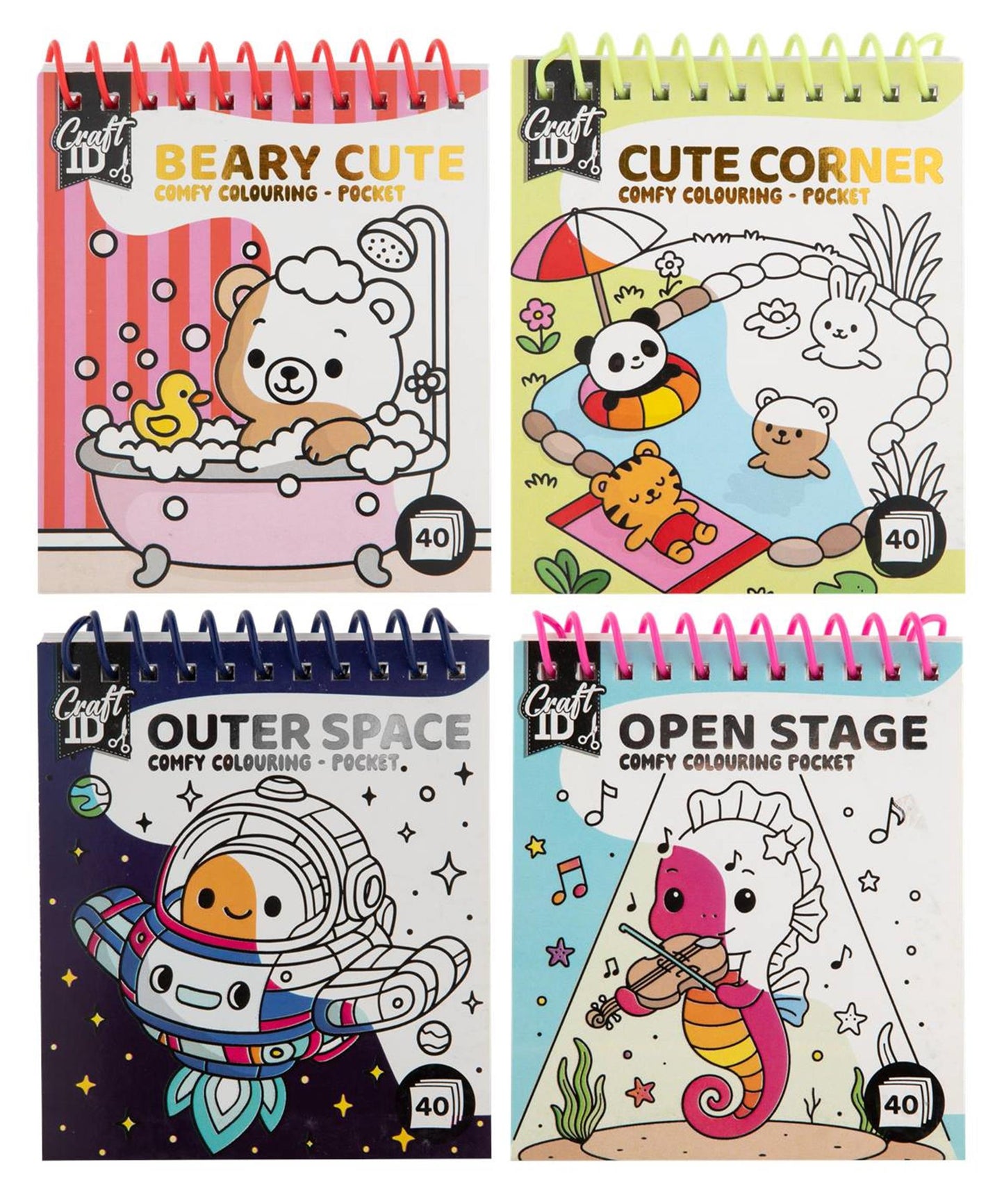 Craft id coloriage confortable mini 10x10cm