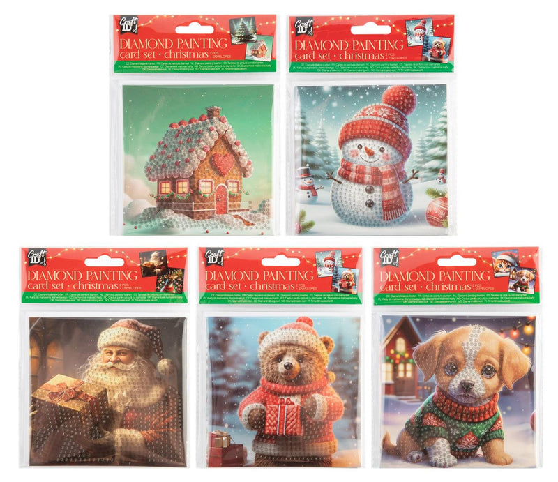Grafix craft id diamant peinture cartes de Noël