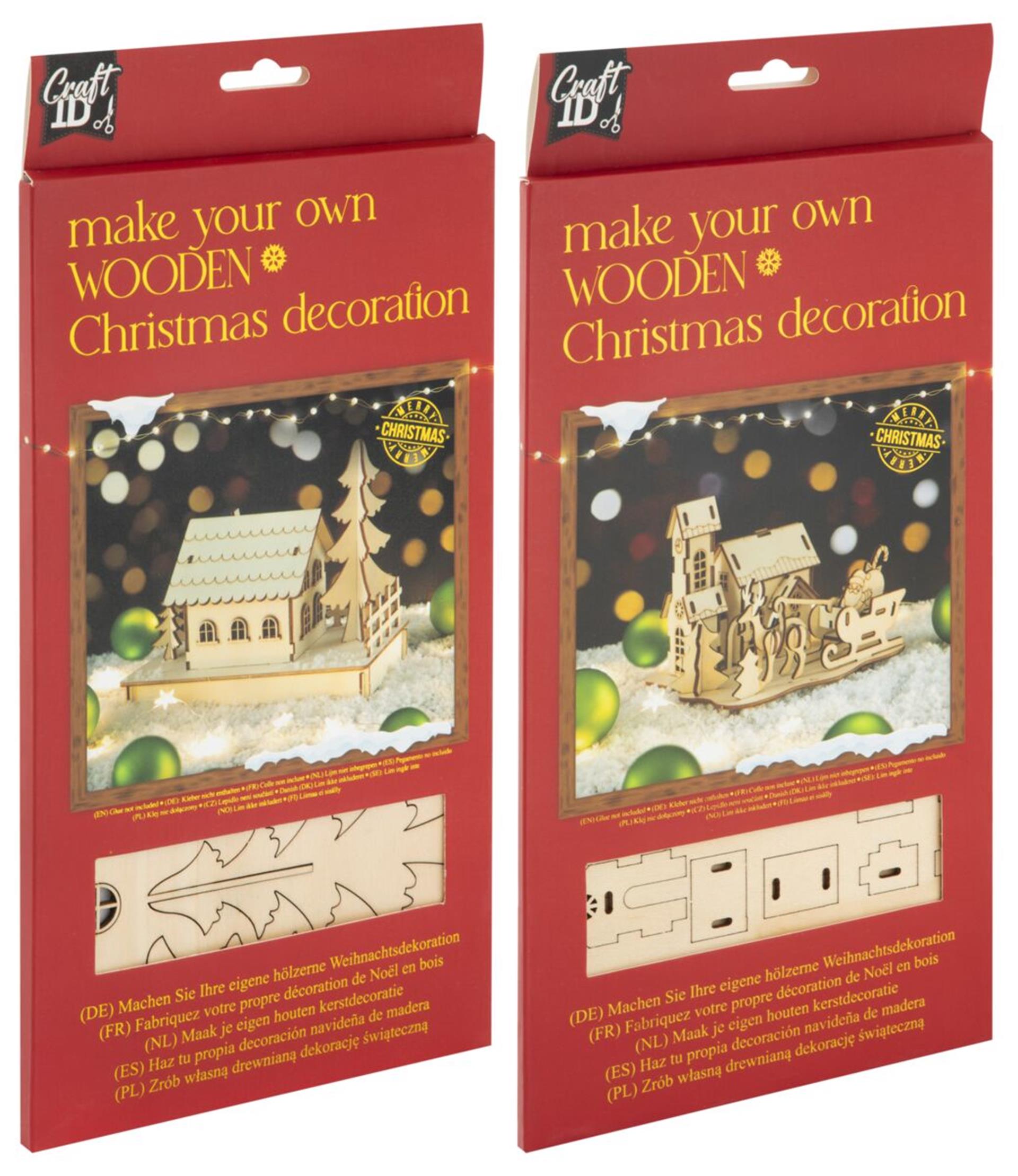 Grafix fabrique votre propre maison de Noël en bois