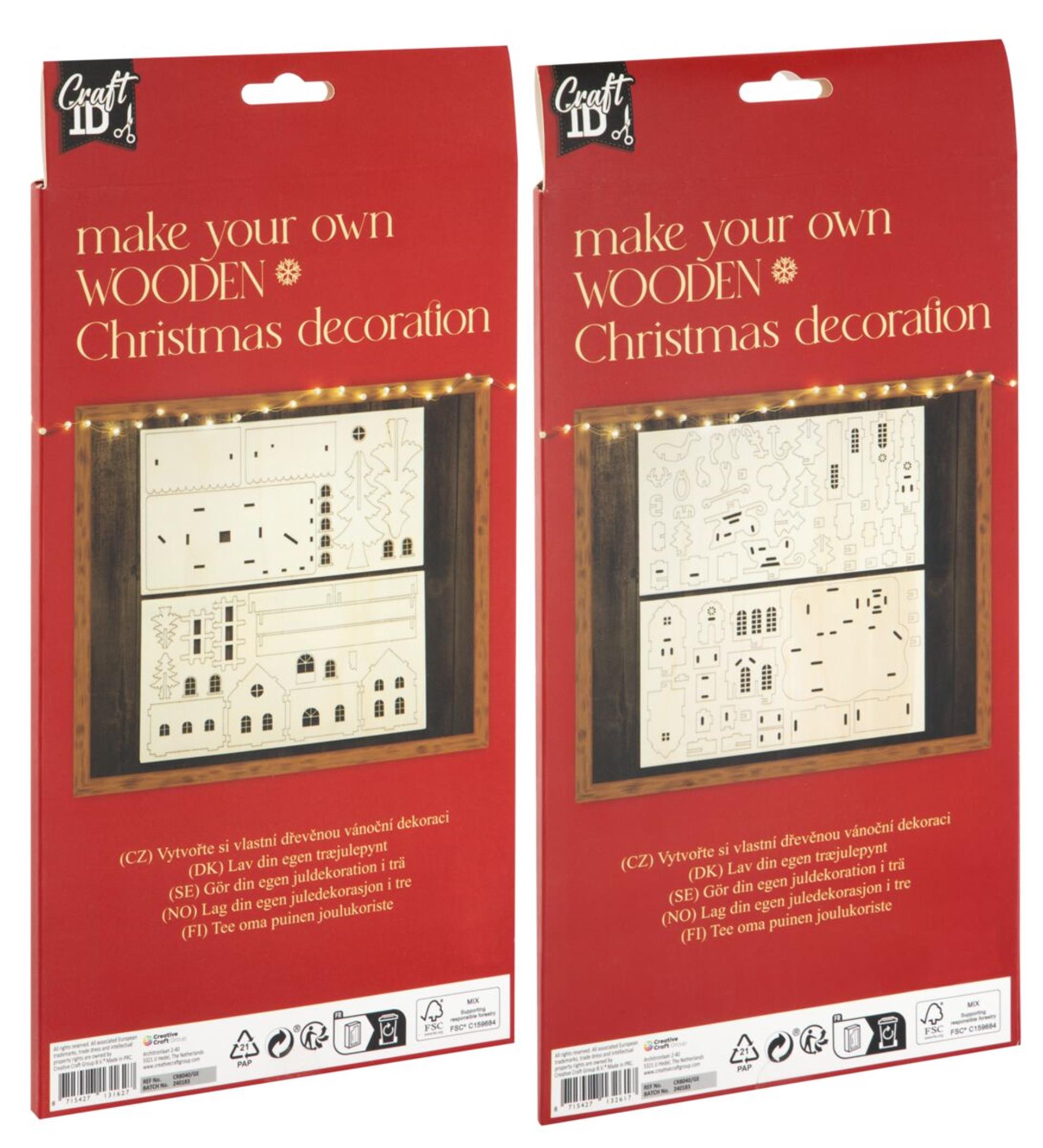 Grafix fabrique votre propre maison de Noël en bois
