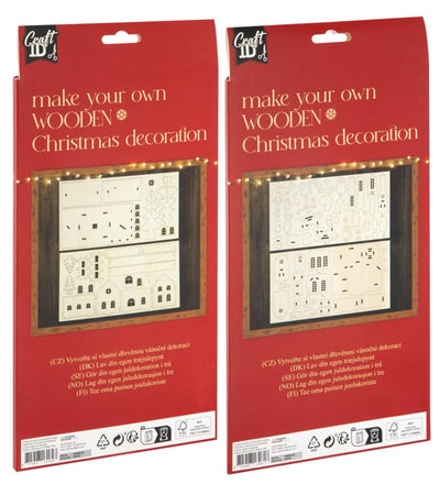 Grafix fabrique votre propre maison de Noël en bois