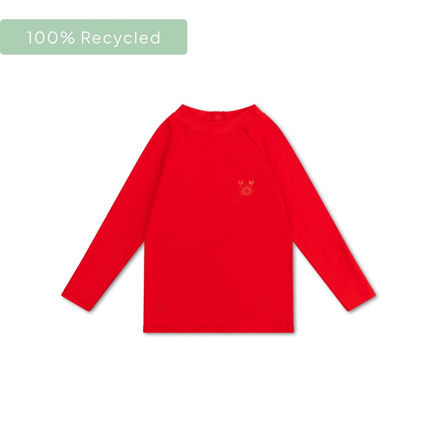 Crabby | Chemise de natation UG BEIGE RED avec manches longues