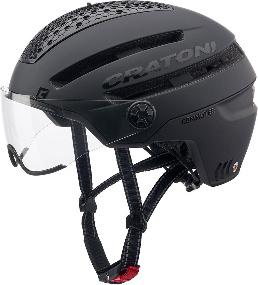Cratoni Helm Commuter Black Matt S-M