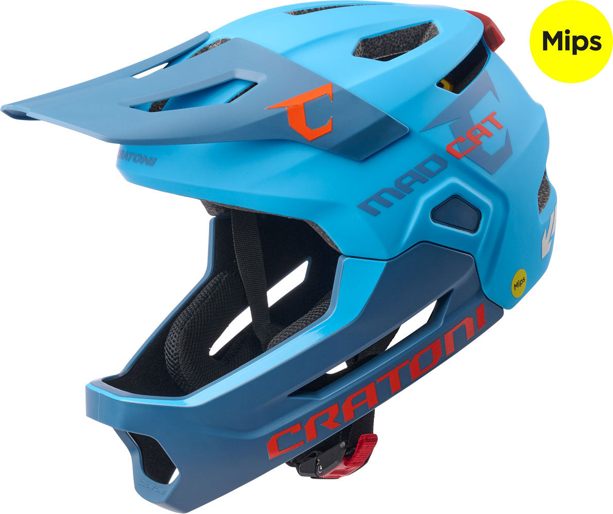 Cratoni madcat mips - casque intégral pour jeunes