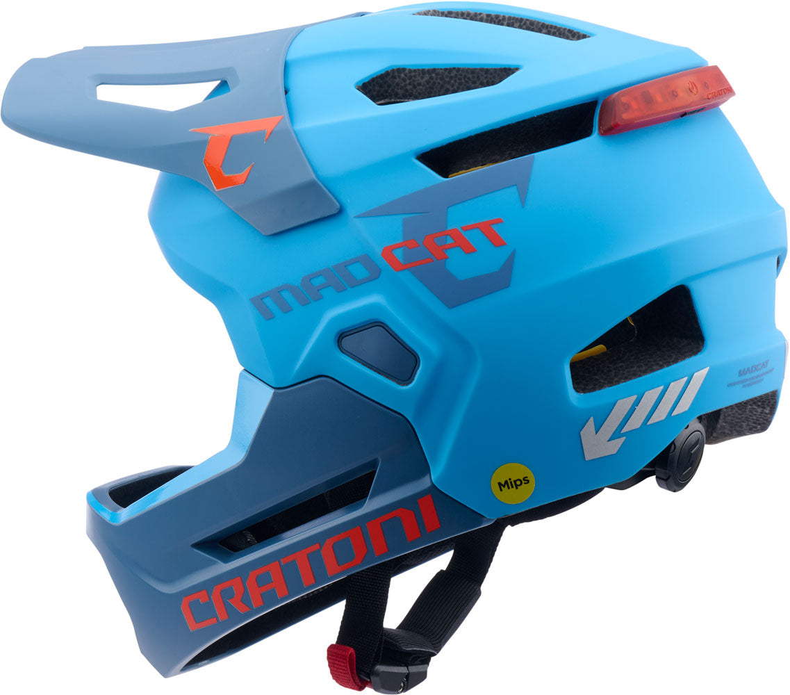 Cratoni madcat mips - casque intégral pour jeunes