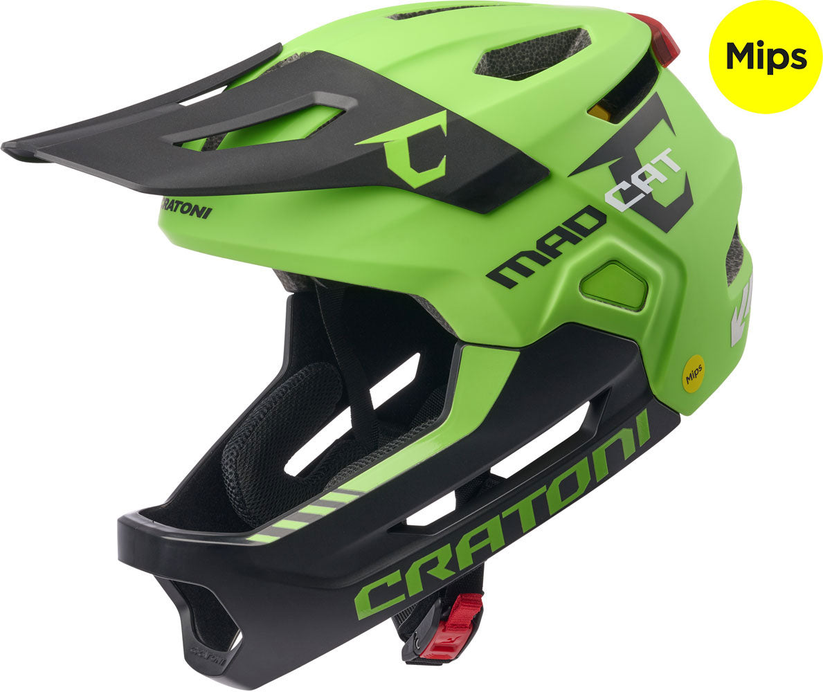 Cratoni madcat mips - casque intégral pour jeunes