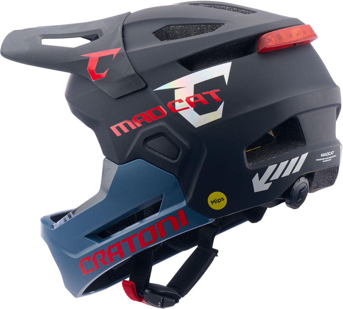 Cratoni madcat mips - casque intégral pour jeunes
