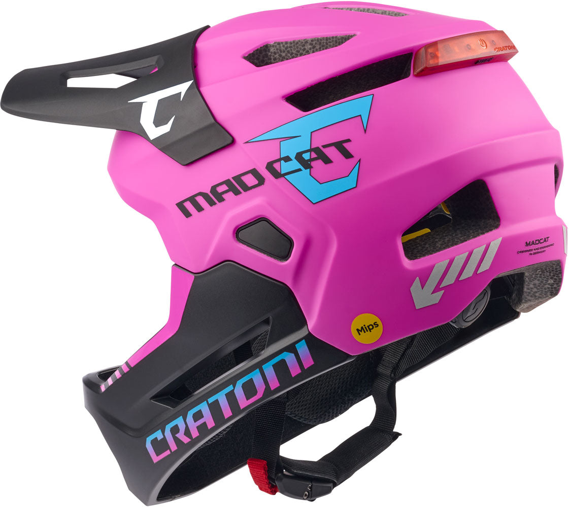 Cratoni madcat mips - casque intégral pour jeunes