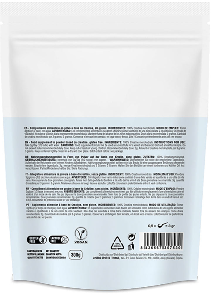 226ers créatine monohydrate 300g