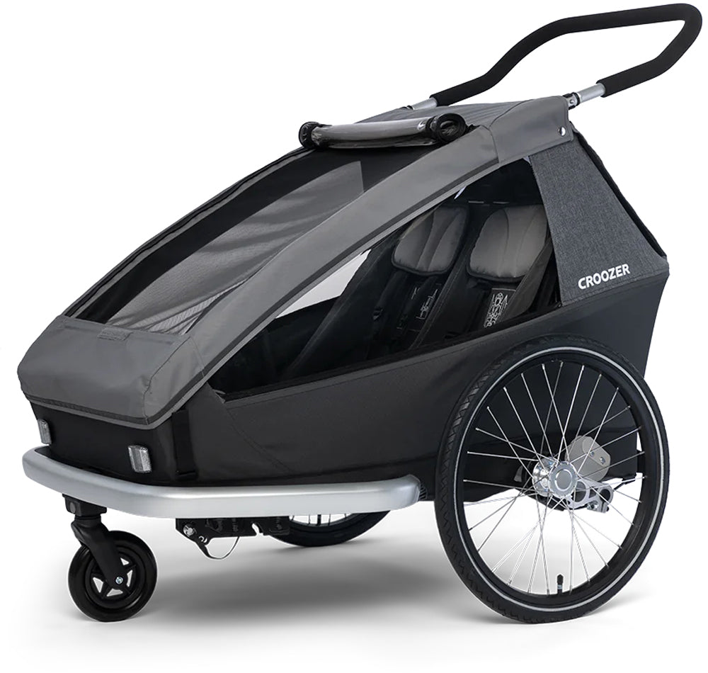 Croozer a examiné 2 remorques à vélo pour enfants