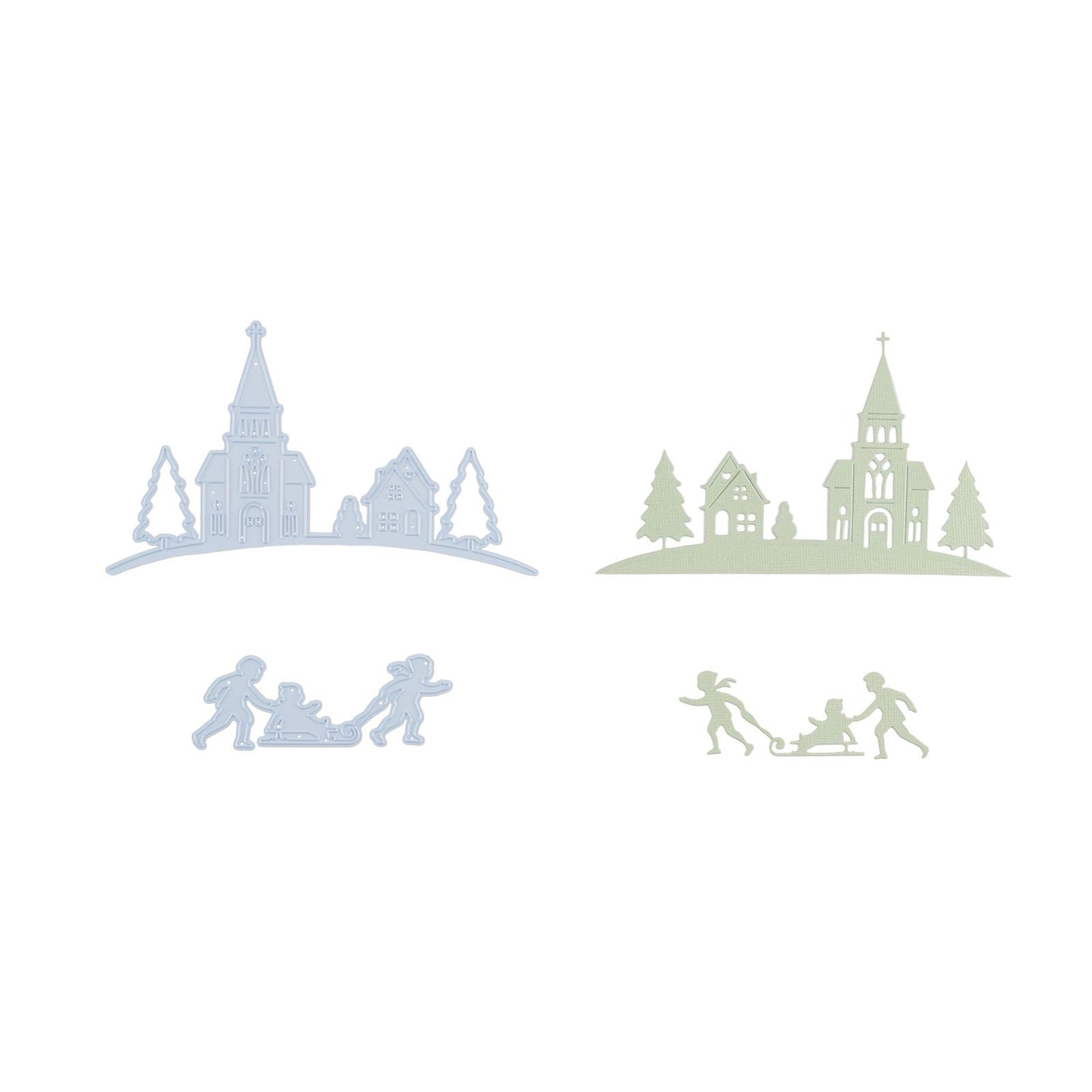 Le choix de Nellie • Matrices de forme Snow Fun 2 pcs.