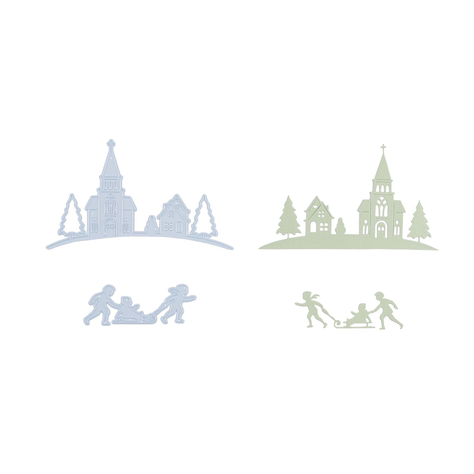 Le choix de Nellie • Matrices de forme Snow Fun 2 pcs.