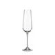 Verre à champagne cristal de bohème ardea 220ml 6 pièces