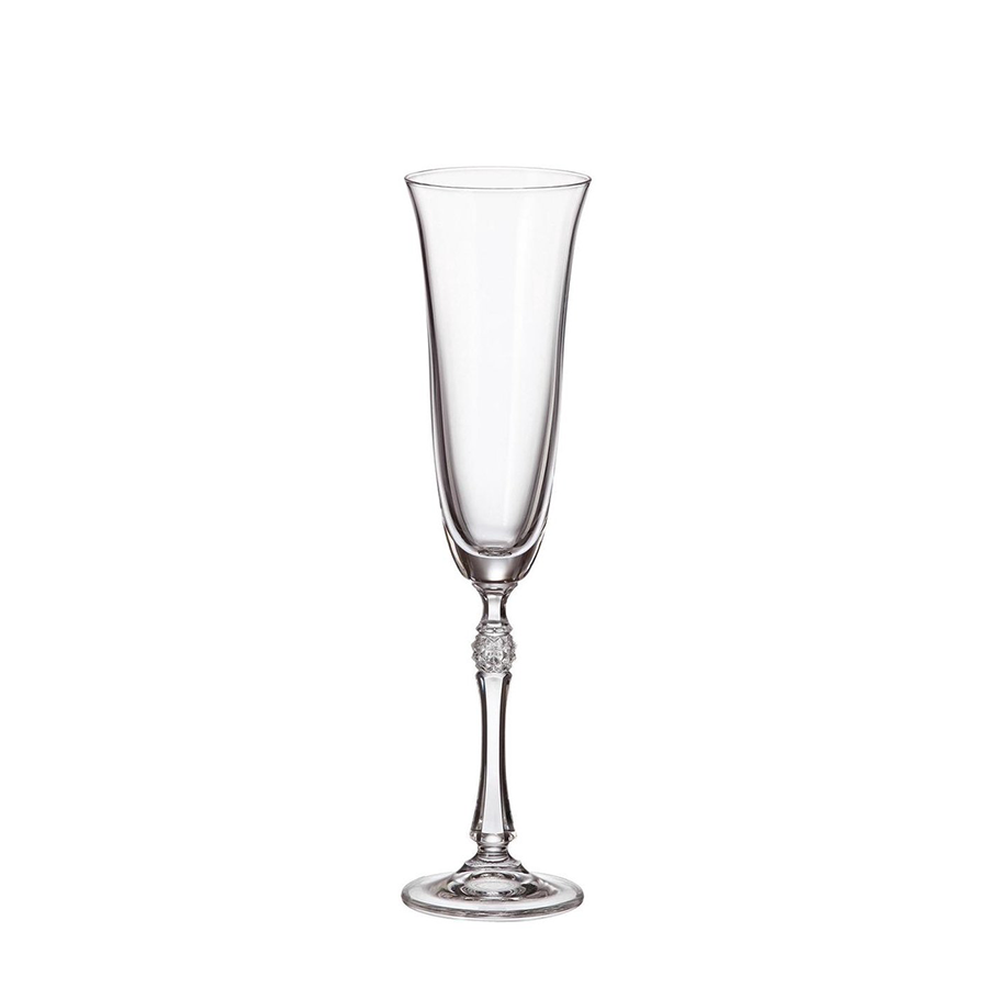 Verre à champagne cristal de bohème frigata 190ml 6 pièces