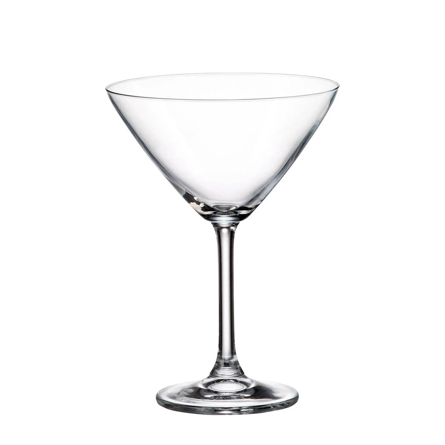 Verre à martini de Bohême en cristal colibri 280ml 6 pièces