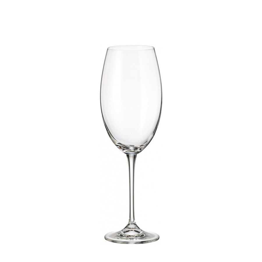 Verre à vin rouge de Bohême en cristal fulica 510ml 6 pièces