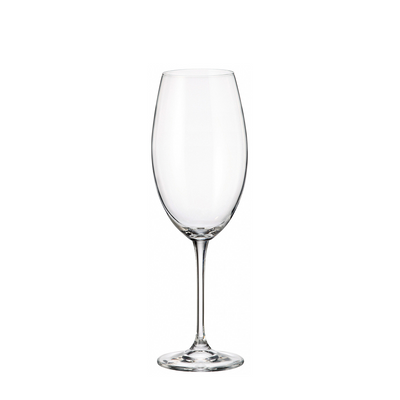 Verre à vin rouge de Bohême en cristal fulica 630ml 6 pièces