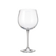 Verre à vin rouge de Bohême en cristal fulica 670ml 6 pièces