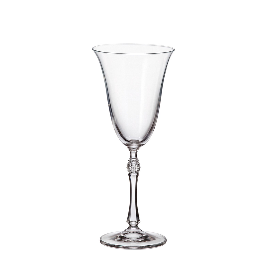 Verre à vin rouge de Bohême en cristal parus 350 ml 6 pièces