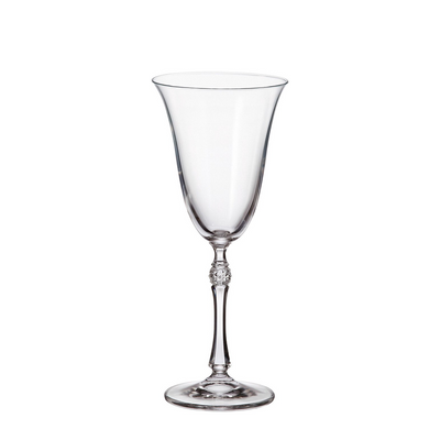 Verre à vin rouge de Bohême en cristal parus 350 ml 6 pièces