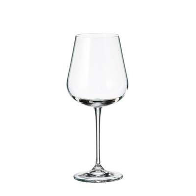 Verre à vin rouge de Bohême en cristal strix 580 ml 6 pièces