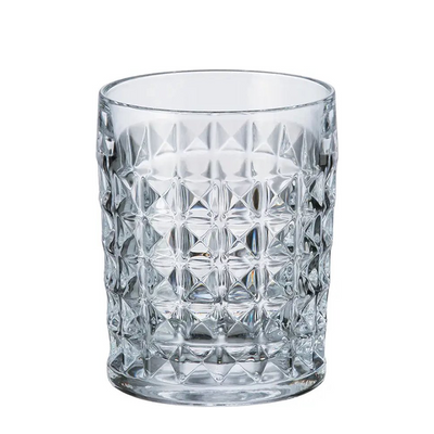 Verre de bohème en cristal diamant 230 ml 6 pièces