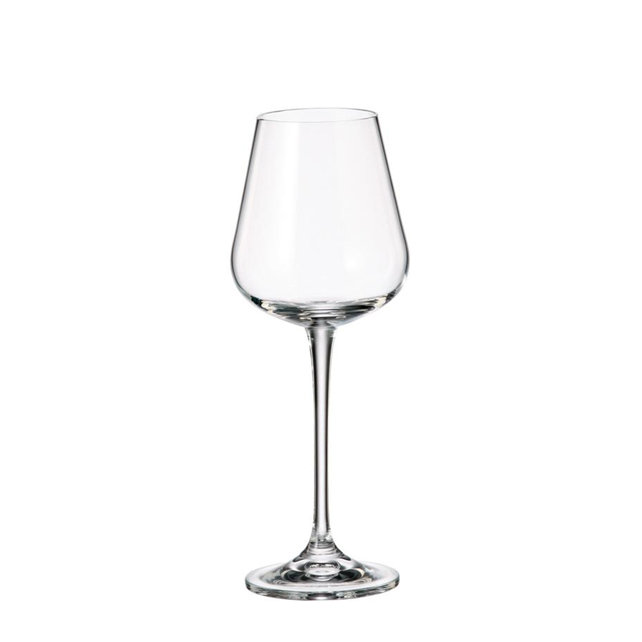Verre à vin blanc de Bohême en cristal ardea 260 ml 6 pièces