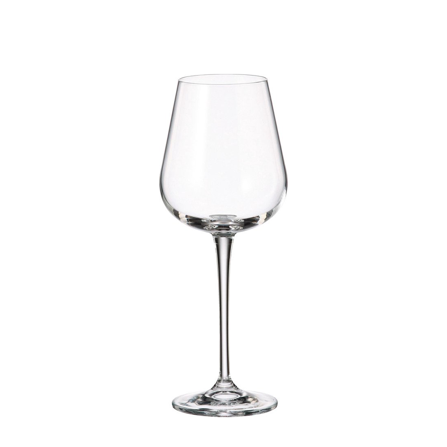Verre à vin blanc de Bohême en cristal ardea 330 ml 6 pièces