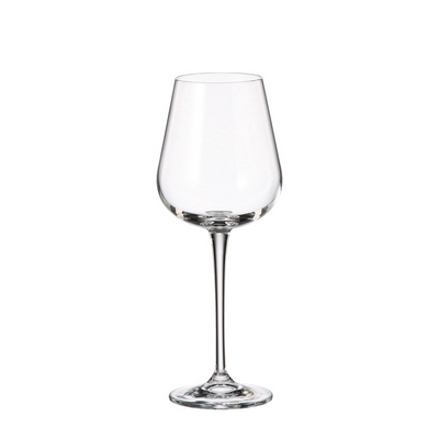 Verre à vin blanc de Bohême en cristal ardea 330 ml 6 pièces