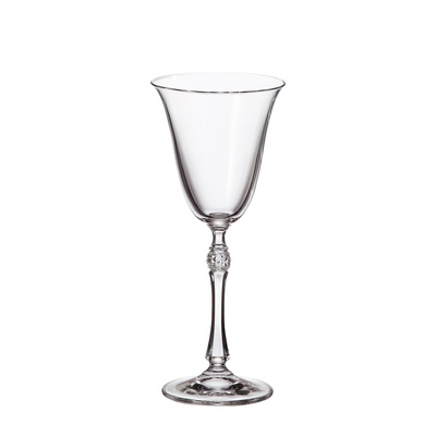 Verre à vin blanc de Bohême en cristal parus 185 ml 6 pièces