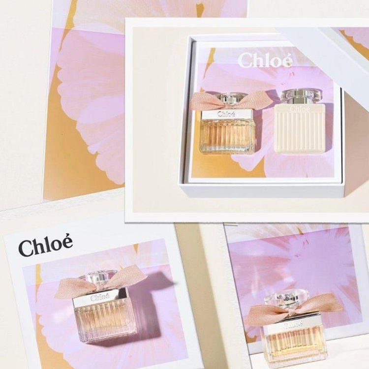 Chloé chloé signature coffret cadeau eau de parfum vaporisateur 50 ml + lotion pour le corps 100 ml femme