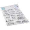 Marianne design • tampons transparents textes doux