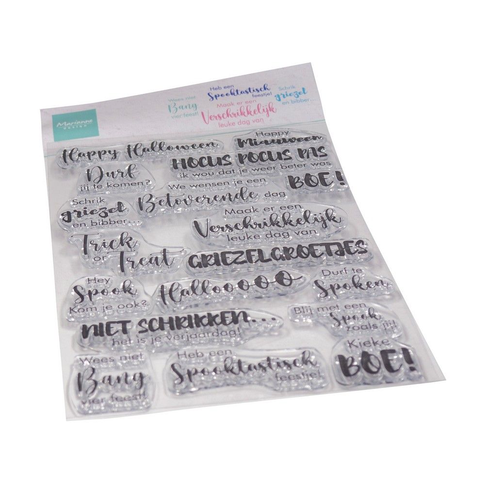 Marianne design • tampons transparents salutations d'horreur