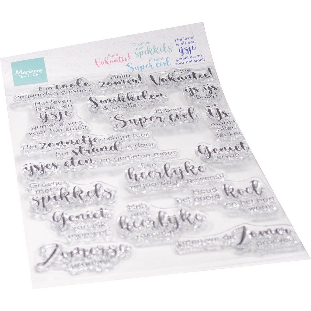 Marianne design • tampons transparents glace d'été