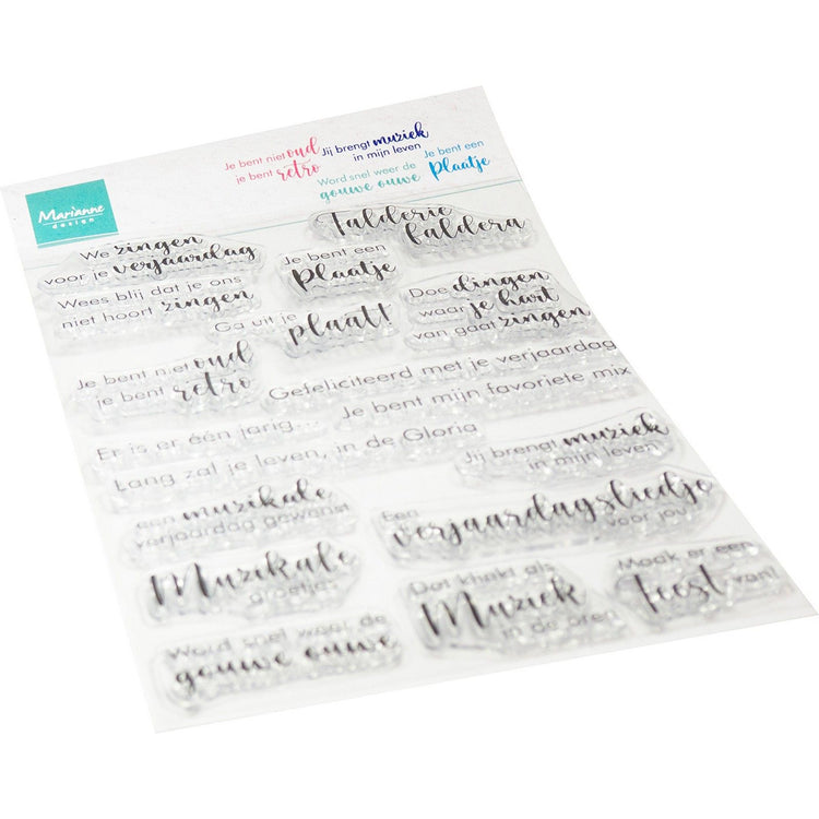 Marianne design • tampons transparents falderie fadera