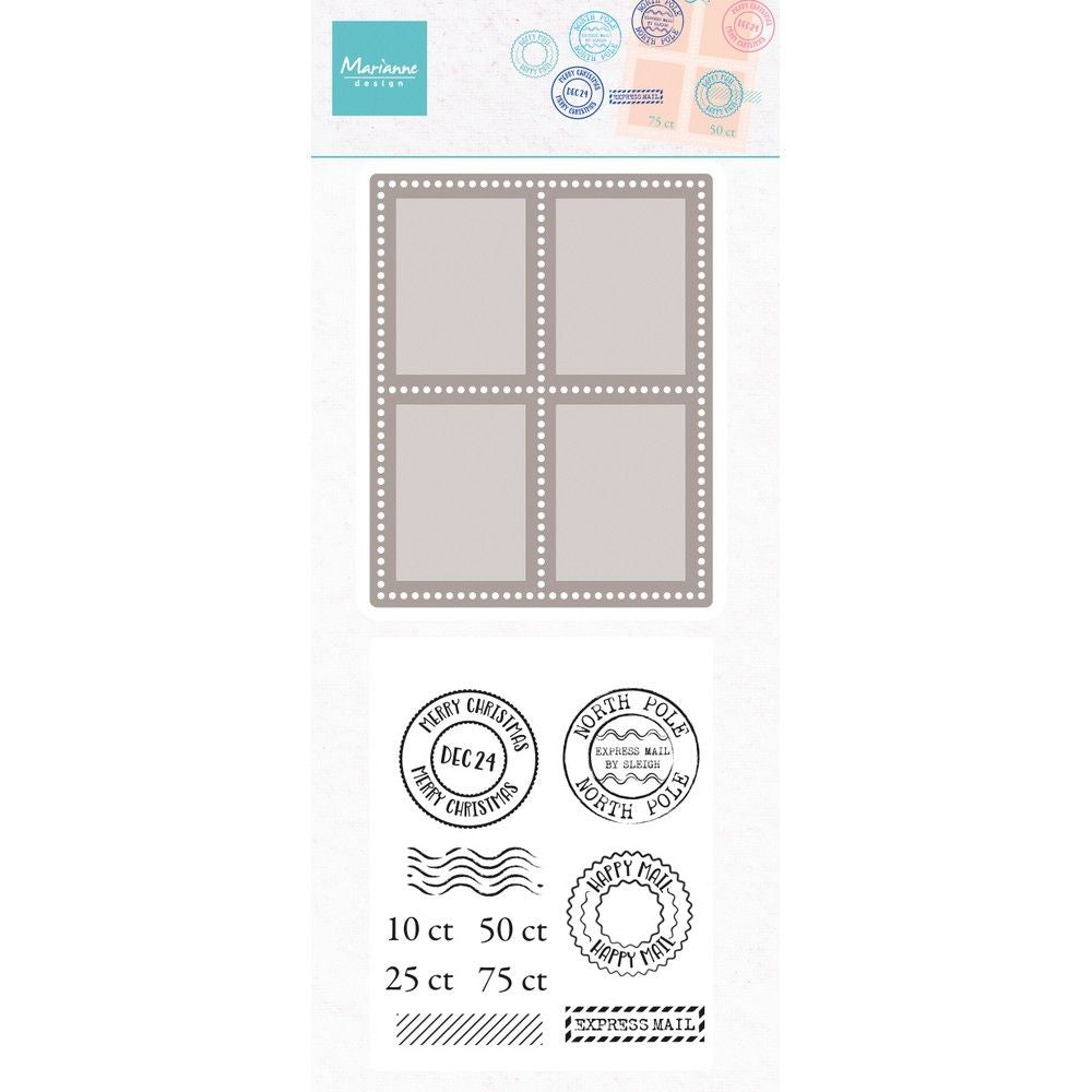 Marianne design • ensemble de timbres-poste transparents