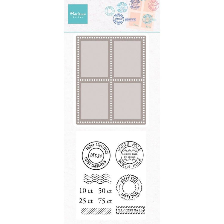 Marianne design • ensemble de timbres-poste transparents