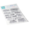 Marianne design • tampons transparents texte de la Nativité par Marleen