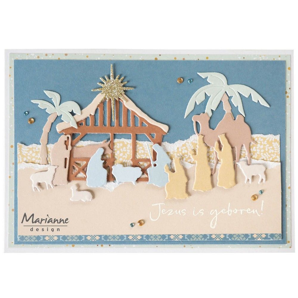 Marianne design • tampons transparents texte de la Nativité par Marleen
