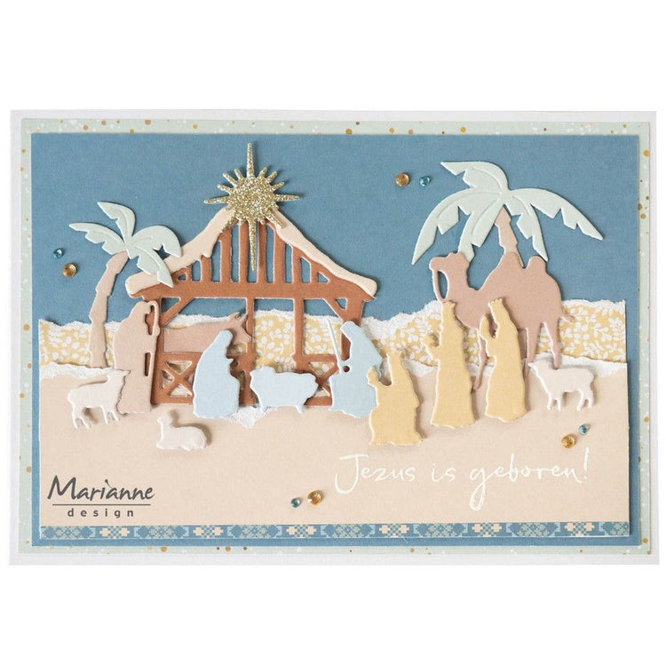 Marianne design • tampons transparents texte de la Nativité par Marleen