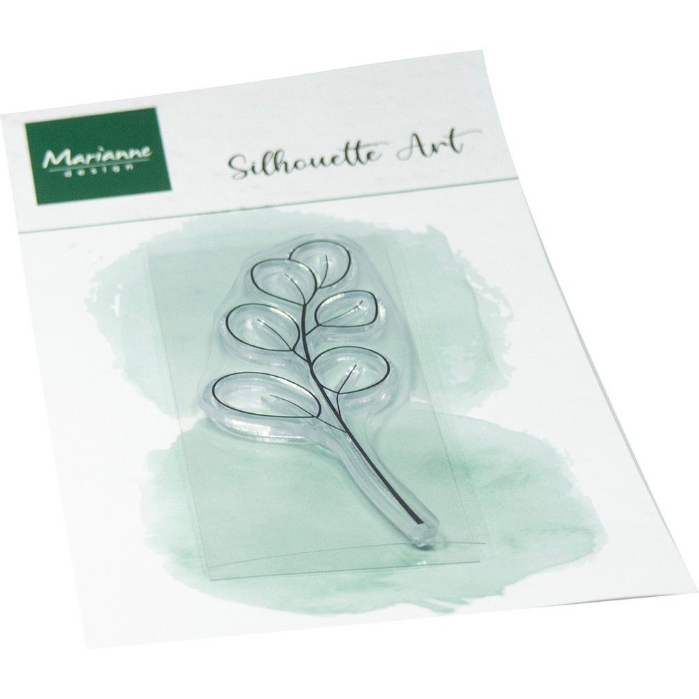Marianne design • tampons transparents silhouette art brindille d'eucalyptus