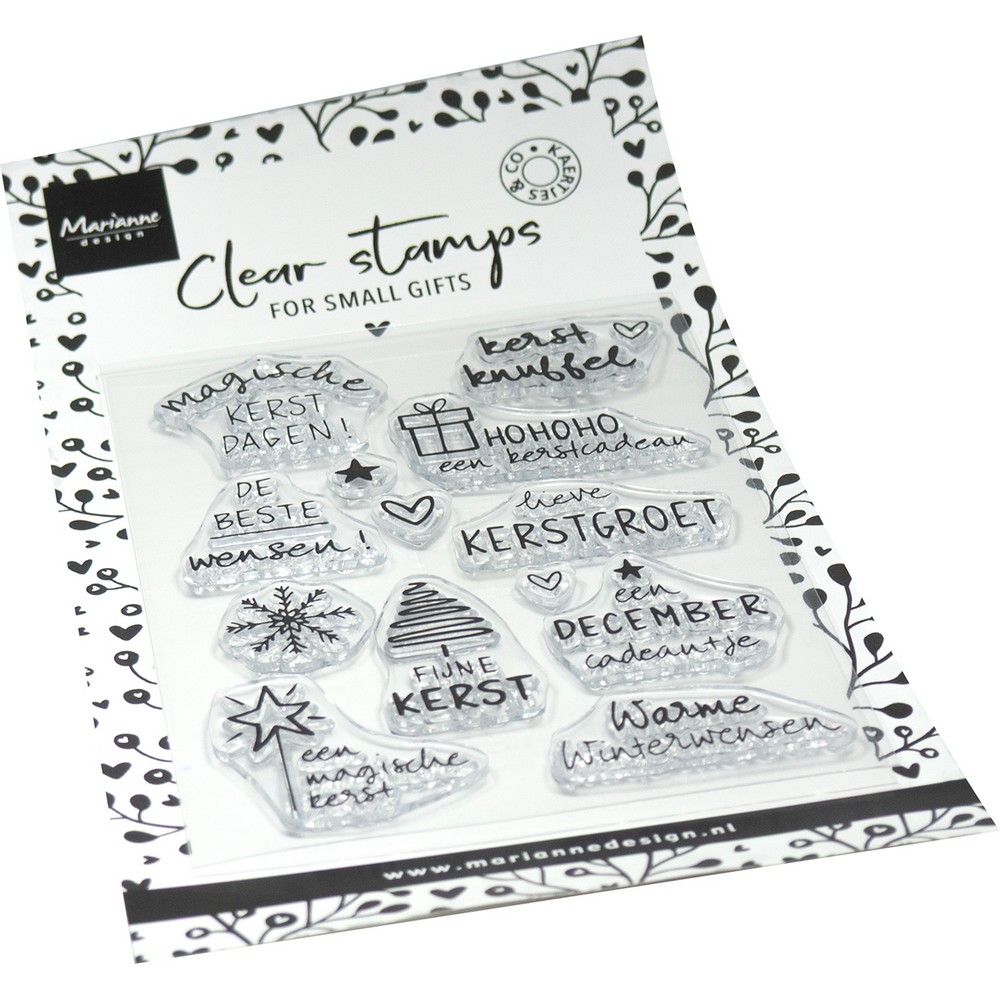 Marianne design • tampons transparents Noël par kaertjes and co